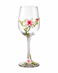 Verre Fleur Royale – Enamel Crystal Wine Goblet