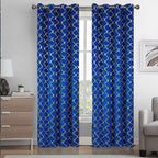 Lune Blanche Noir Royale Dim-Out Curtains