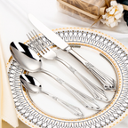 Lune Blanche Éclat Doré Cutlery Set