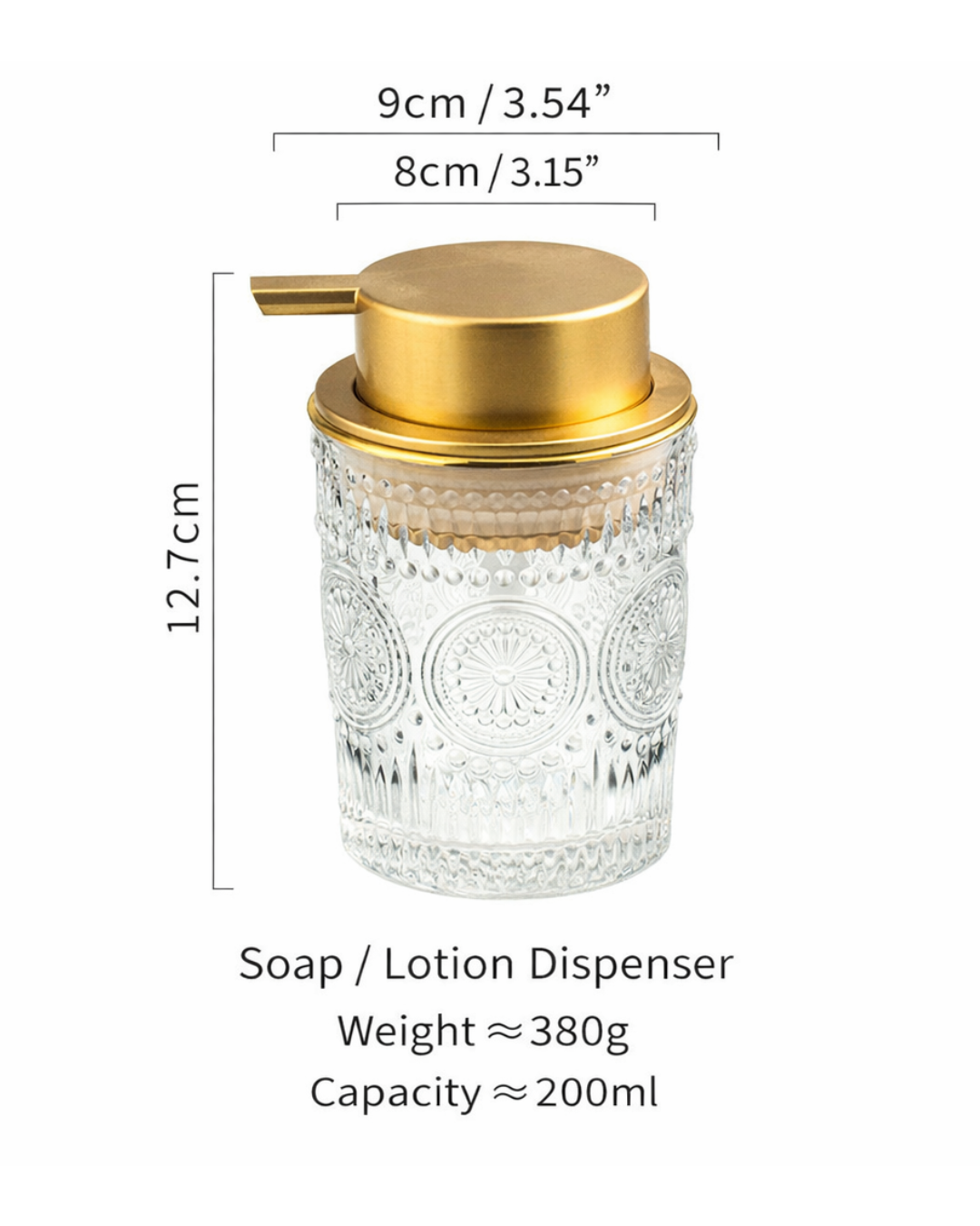 Lune Blanche Aurelle Soap Dispenser Set