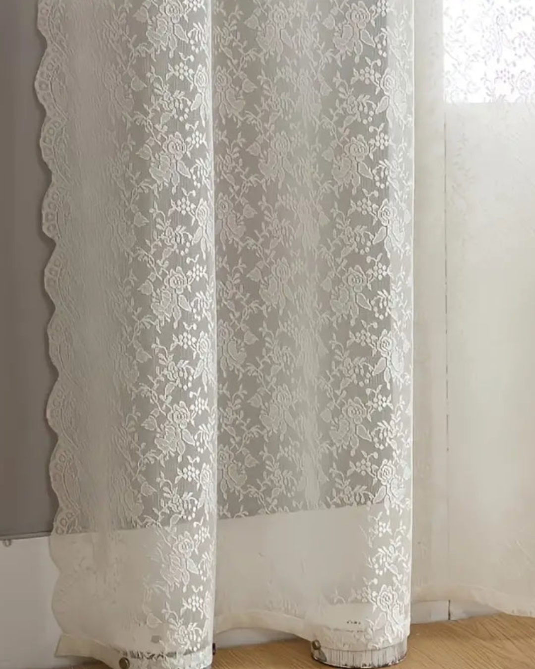 Lune Blanche Élise Lace Sheer Curtains