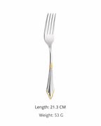 Lune Blanche Éclat Doré Cutlery Set