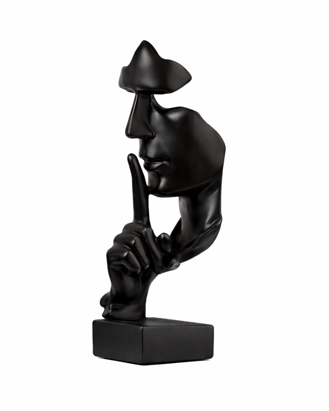 Lune Blanche "Noir Silence" Sculpture