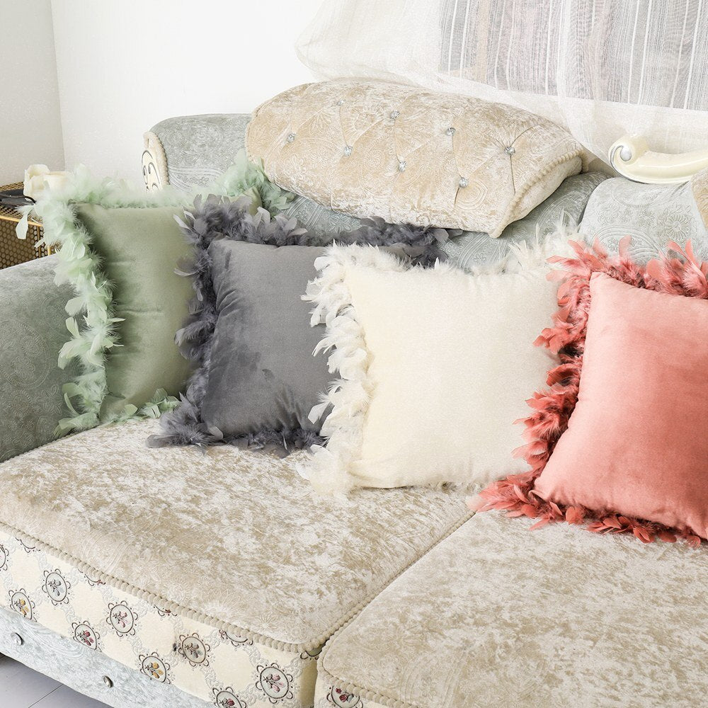 Lune Blanche Pluma Cushion Cover