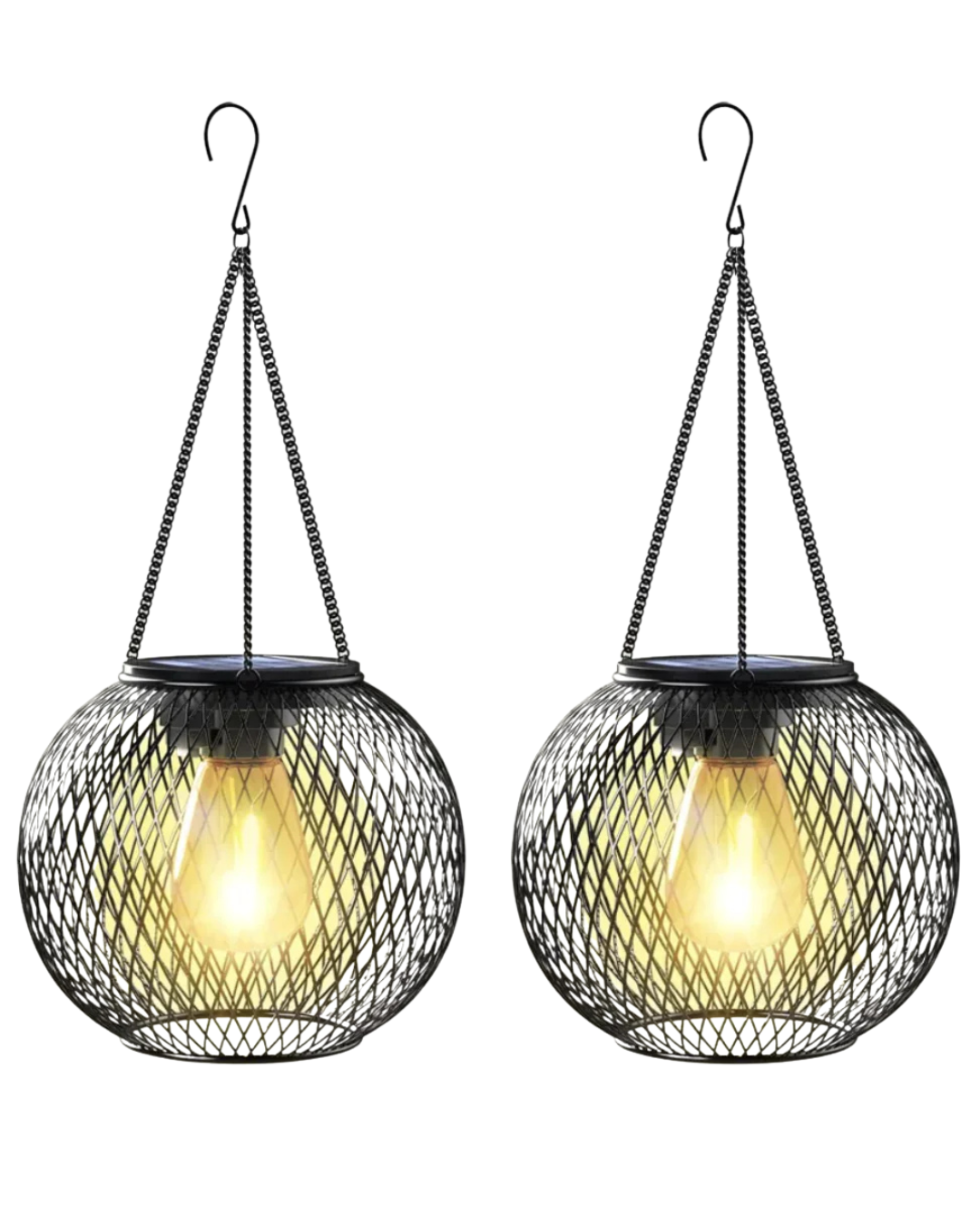 Lune Blanche Solara Hanging Garden Lamp