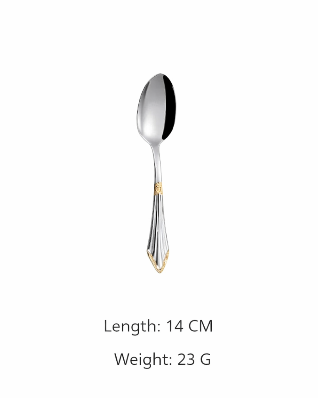 Lune Blanche Éclat Doré Cutlery Set