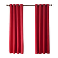 Lune Blanche Velour Noir Blackout Curtains