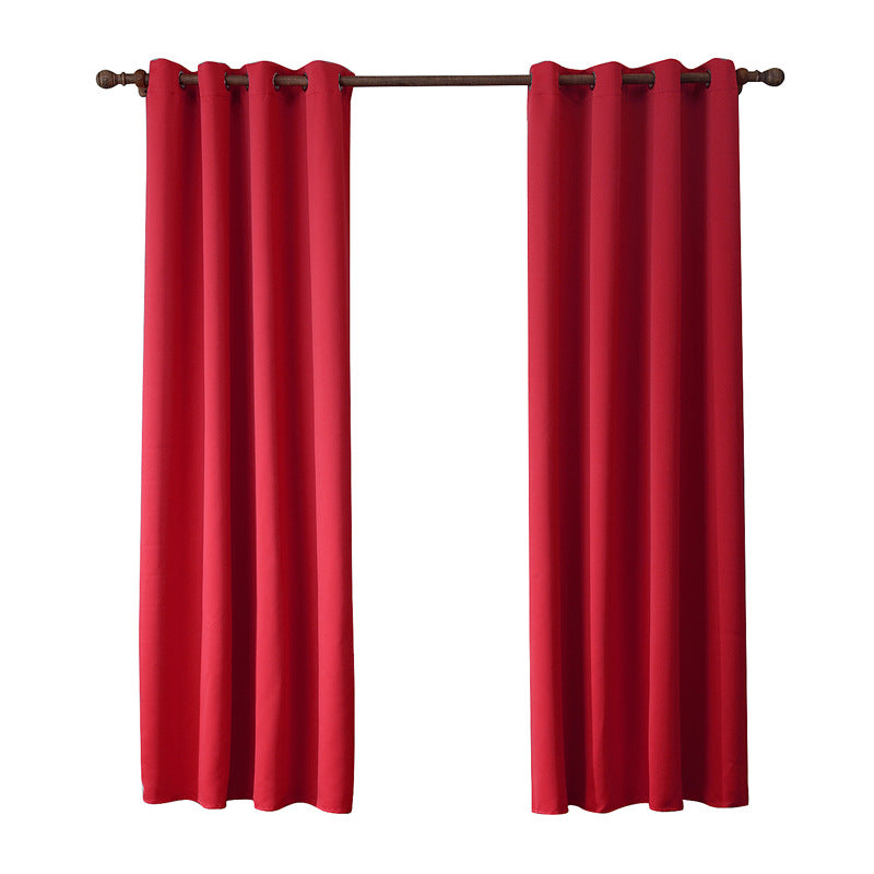 Lune Blanche Velour Noir Blackout Curtains