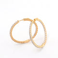 Parisian Halo Hoop Earrings - Luxury Statement Jewelry