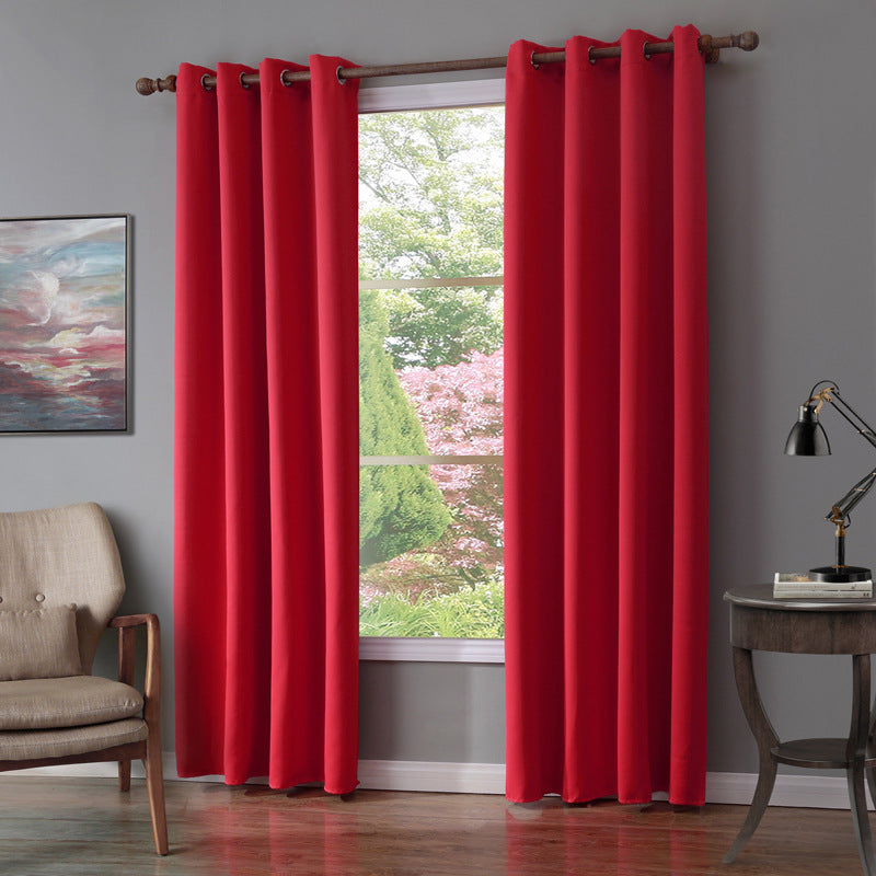Lune Blanche Velour Noir Blackout Curtains