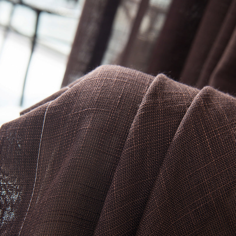 Lune Blanche Virelle Linen Sheer Curtains