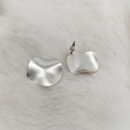 Minimalist Silver Abstract Earrings