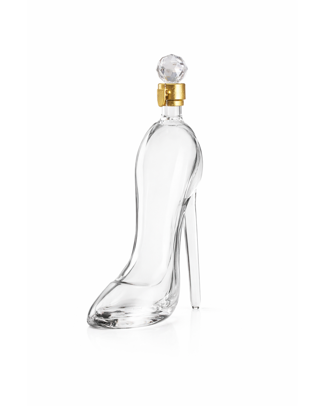 Élise High Heel Crystal Wine Bottle – Luxury Statement Decanter