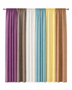 Lune Blanche Virelle Linen Sheer Curtains